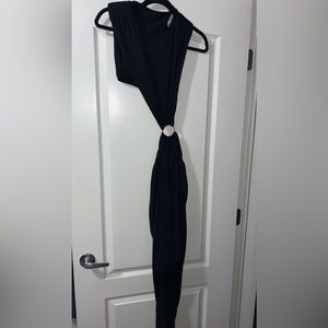 Cut out black dress